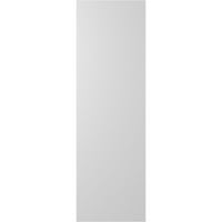 Ekena Millwork 12 W 42 H True Fit PVC horizontalna letvica modernog stila fiksne kapke za montiranje,