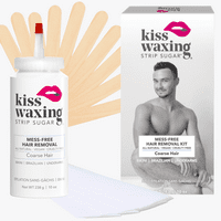 KissWaxing Strip šećer za uklanjanje dlaka komplet za Bikini, Brazilski, pazuha, Oz, sve tipove kože