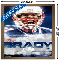 Novi Engleski Patrioti-Zidni Poster Tom Brady, 14.725 22.375