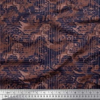 Soimoi pamučna kambrička tkaninska tkanina tekstura i grčka ključna geometrijska štampana tkanina od dvorišta