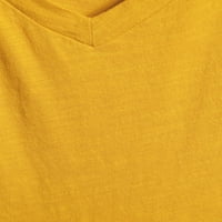Terra & Sky ženska Babydoll majica sa V-izrezom Plus veličine