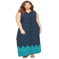 Catherines ženska Maxi haljina sa terasom Plus Size