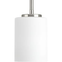 Replay kolekcija Jednostavan brušeni nikl jednim svjetlom bijelim staklom Moderna mini-privjesna svjetlost