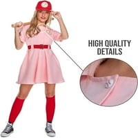 Morph kostimi Žene bejzbol kostim ružičaste haljine Halloween kostimi za žene srednje