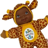 Goldberger Doll Baby's First Sing & Learn Giraffe Afro-American