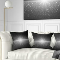 Designart Stardust i svijetle sjajne zvijezde - apstraktni jastuk za bacanje - 18x18