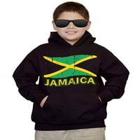 Omladinska Jamajka Zastava Crna Dječija dukserica velika