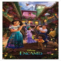 Disney Encanto - Porodični zidni poster za jedan list, 14.725 22.375 Uramljeno