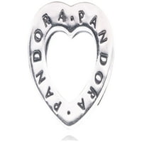 Pandora logotip šarm za srce