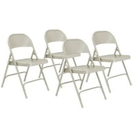 Izbor serije NPS-a sav čelična sklopiva stolica, siva