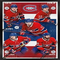 Montreal Canadiens - Timski Zidni Poster, 14.725 22.375