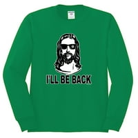 Divlji Bobby Isus: loše se vraćaju na inspirativno kršćanski majica s dugim rukavima, Kelly, X-Veliki