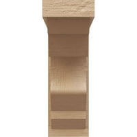 Ekena Millwork 6 W 12 D 18 H serija Klasični šeridan grubi cedra Woodgrain Timberthane Corbel, prikrivač