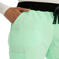 Scrubstar ženske fleksibilne rastezljive pletene pantalone sa vezicama za teret Wd003