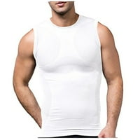 Body Shaper Slim prsluk trbuh Cisterna mišića BodyShaper Donja za mršavljenje za muškarce - White Xlage