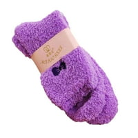 Žene dame meke pahuljaste čarape za krevet zimska topla dnevna papuča K U čarapa K6V6