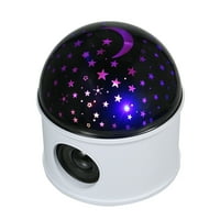 Walmeck LEDs Ball Bt Music Speaker Player 360° rotation projektor za spavaću sobu DJ Party Lamp USB Powered
