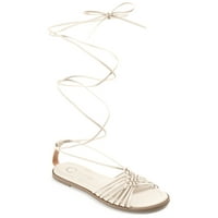 Kolekcija Journee Wemens Jess Ankle Wrap Sandals sa niskim blokom