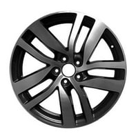 Nova premium zamjenska aluminijska aluminijska replika kotača, obrađena i tamna ugljena metalik, od -
