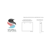 Stupell Industries Wiffle Ball Court Sažetak Sportska sportska slika Galerija zamotana platna Print Wall