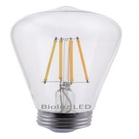 Bioluz LED privjesci, Watt zamjena s antičkim dizajnom vintage, zatamnjena filamentna St. Squirrel Cage