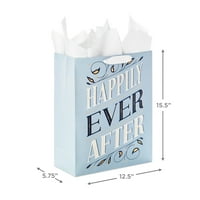 Hallmark 15 Extra Velika poklon torba sa papirom za tkivo za vjenčanja, angažmane, bridalne tuševe, zavodni