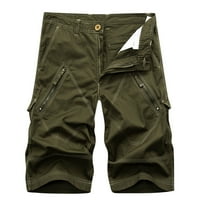 Kratke hlače za muškarce muške Casual čiste boje na otvorenom Pocket Beach Work Trouser Cargo Shorts Pant