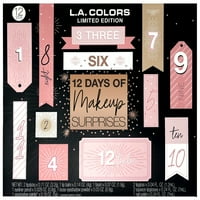 L.A. Colors Cosmetics Limited Edition Holiday Dani šminke iznenađenja Poklon set, PC