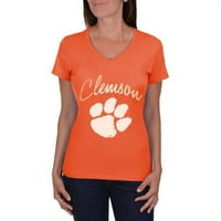 Clemson Tigers ženska pamučna majica sa V-izrezom
