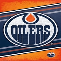 Edmonton Oilers-Logo Zidni Poster, 22.375 34